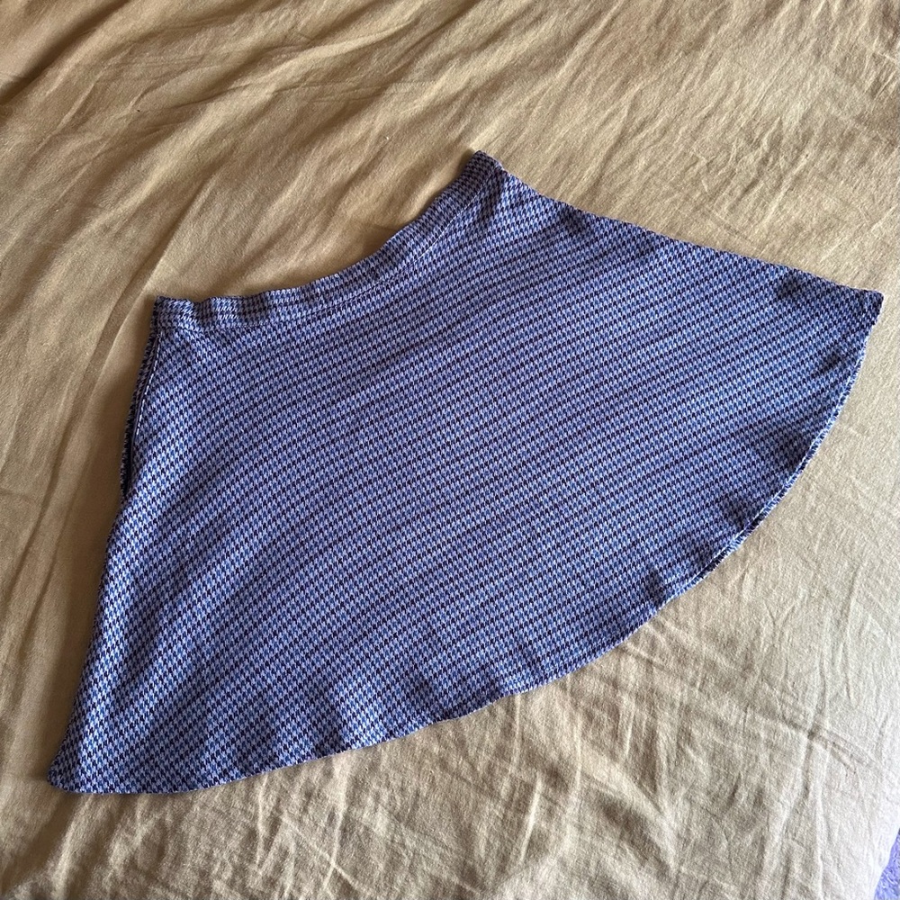 American Apparel Houndstooth Circle Skirt